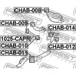 FEBEST CHAB-011 - Silent bloc de suspension (train avant)