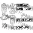 FEBEST CHB-T200 - Appareil d'appui à balancier, coupelle de suspension
