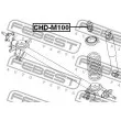 FEBEST CHD-M100 - Butée élastique, suspension