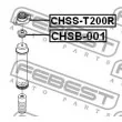 FEBEST CHSS-T200R - Suspension, amortisseur