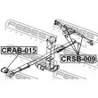 FEBEST CRAB-015 - Coussinet de palier, ressort à lames