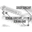 FEBEST CRAB-040 - Suspension, jambe d'essieu