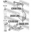 FEBEST CRAB-056 - Silent bloc de suspension (train avant)
