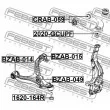 FEBEST CRAB-059 - Silent bloc de suspension (train avant)