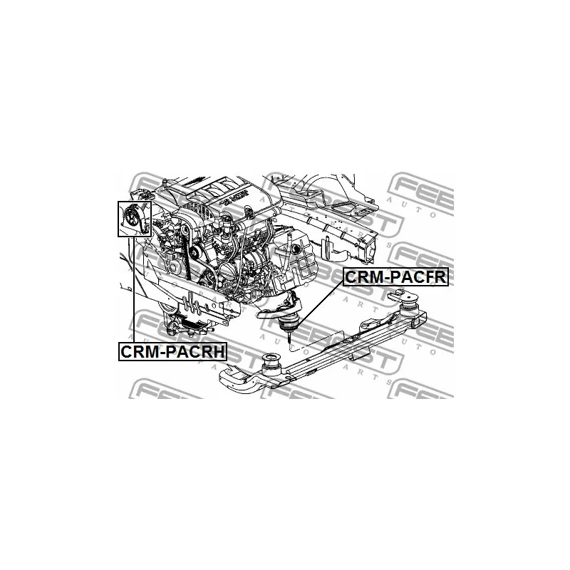 Support moteur FEBEST CRM-PACRH - Visuel 2