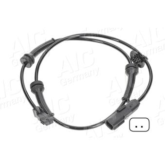 Capteur, vitesse de roue AIC OEM 8200404460