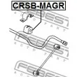 FEBEST CRSB-MAGR - Coussinet de palier, stabilisateur