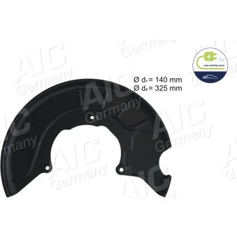 Déflecteur, disque de frein avant droit AIC 54846