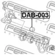FEBEST DAB-003 - Silent bloc de suspension (train arrière)