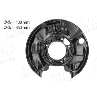 Déflecteur, disque de frein arrière gauche AIC OEM 2034230320