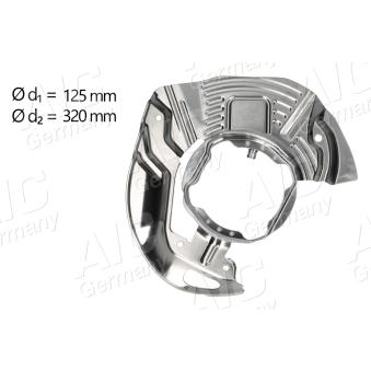 Déflecteur, disque de frein avant droit AIC OEM 34111162956 Déflecteur, disque de frein avant droit AIC OEM 34111162956