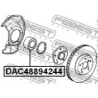 FEBEST DAC48894244 - Roulement de roue avant