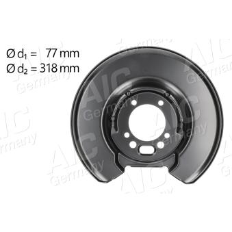 Déflecteur, disque de frein AIC OEM 1330432