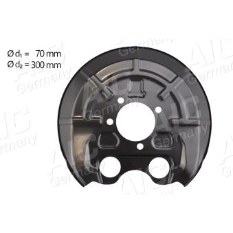 Déflecteur, disque de frein arrière droit AIC 56696