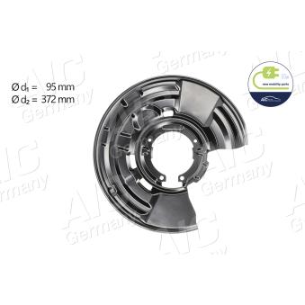 Déflecteur, disque de frein arrière gauche AIC OEM 34216792243