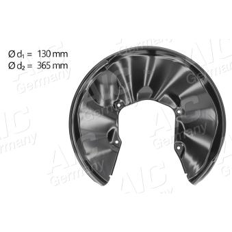 Déflecteur, disque de frein arrière gauche AIC OEM 8E0615611N Déflecteur, disque de frein arrière gauche AIC OEM 8E0615611N