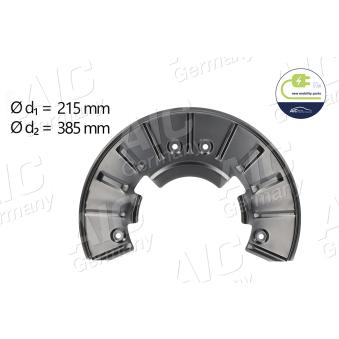 Déflecteur, disque de frein AIC OEM 7L0615311B