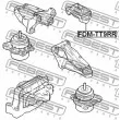 FEBEST FDM-TT9RR - Support moteur