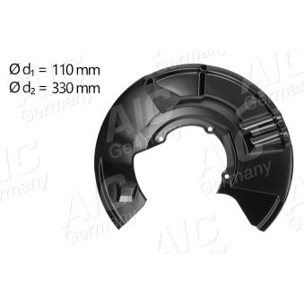 Déflecteur, disque de frein avant droit AIC [57763]