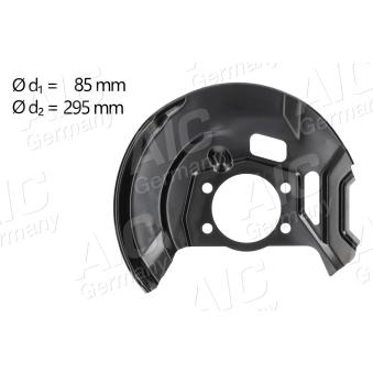 Déflecteur, disque de frein avant gauche AIC OEM 411614ea0a