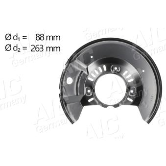 Déflecteur, disque de frein avant gauche AIC OEM 4778252020 Déflecteur, disque de frein avant gauche AIC OEM 4778252020