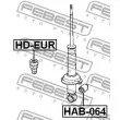 FEBEST HAB-064 - Douille, amortisseur