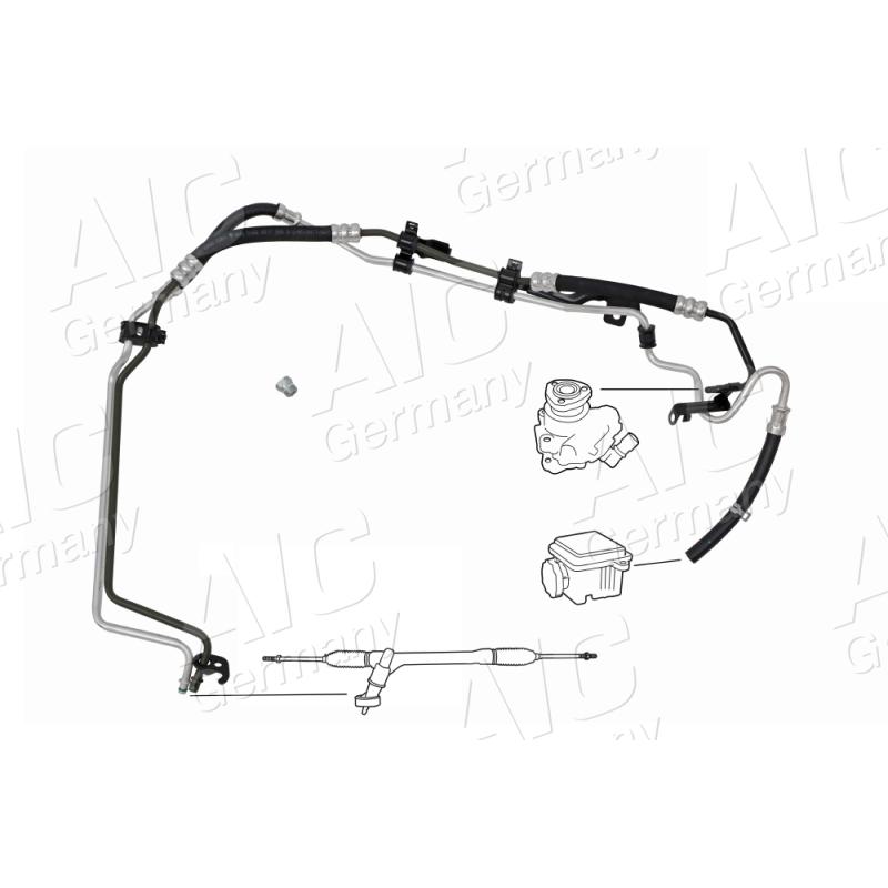 Tuyau hydraulique, direction AIC 58921Set - Visuel 2