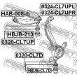 FEBEST HBJB-CL7D - Kit de réparation, rotule de suspension