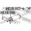 FEBEST HEXB-007 - Kit d'assemblage, système d'échappement