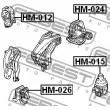 FEBEST HM-012 - Suspension, boîte automatique