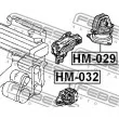 FEBEST HM-029 - Support moteur