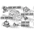 FEBEST HM-067 - Suspension, boîte automatique