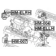 FEBEST HM-ELLH - Support moteur
