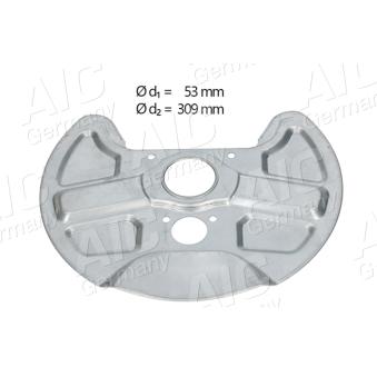 Déflecteur, disque de frein AIC [71411]