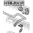 FEBEST HSB-RN3R - Suspension, stabilisateur