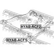 FEBEST HYAB-ACF2 - Suspension, corps de l'essieu