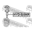 FEBEST HYD-SANR - Butée élastique, suspension