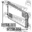 FEBEST HYSB-003 - Suspension, radiateur