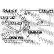 FEBEST LRAB-022 - Silent bloc de suspension (train arrière)