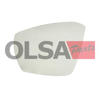 Verre de rétroviseur, rétroviseur extérieur AIC 75408