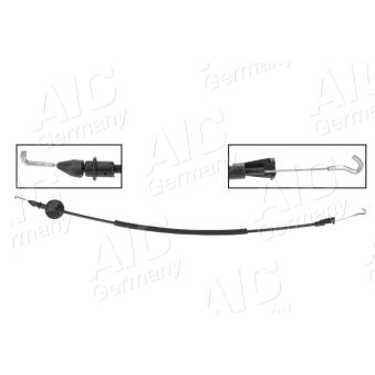 Tirette à câble, déverrouillage porte AIC OEM 1T0837085A