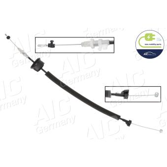 Tirette à câble, déverrouillage porte AIC 75476