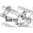 FEBEST MAB-111 - Suspension, Différentiel