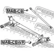 FEBEST MAB-CBWR - Suspension, corps de l'essieu