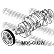 FEBEST MDS-CU2W - Poulie, vilebrequin