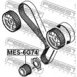 FEBEST MES-6G74 - Roue dentée, vilebrequin