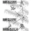 FEBEST MM-DJ1FR - Support moteur