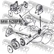 FEBEST MM-N28FR - Support moteur