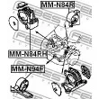FEBEST MM-N94F - Support moteur