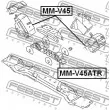 FEBEST MM-V45ATR - Support moteur